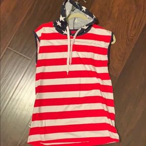 American Flag Muscle Tee